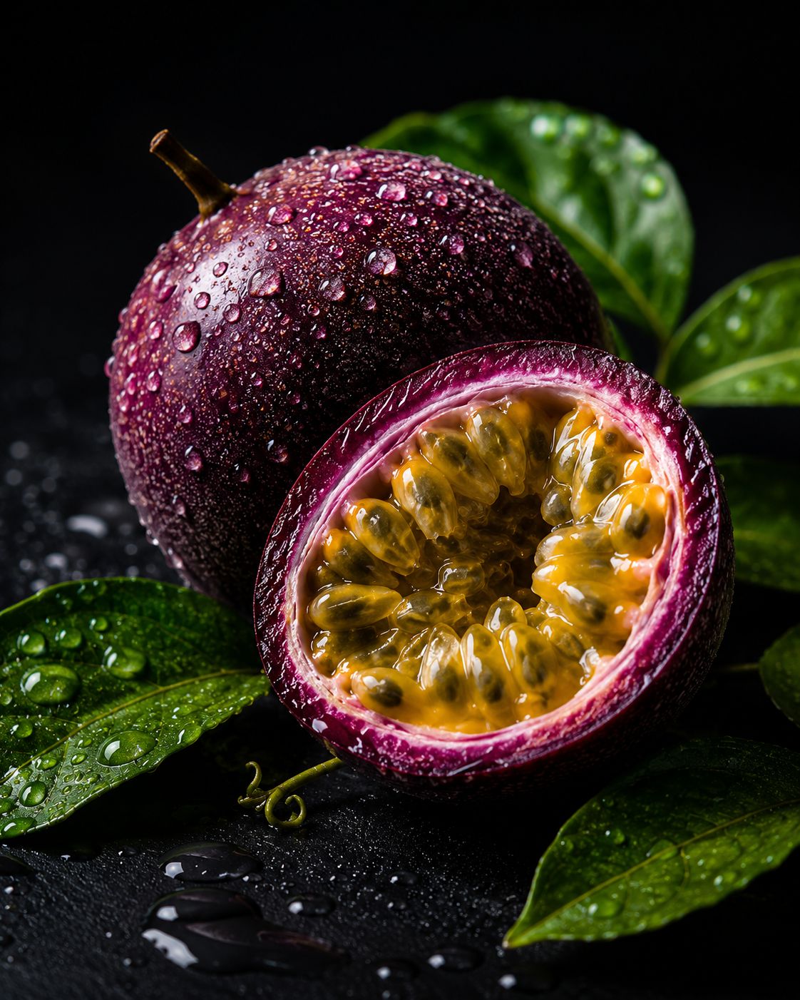 Raw exotic fruit